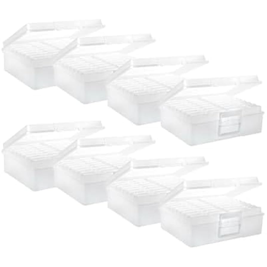 Amazon.com: Clear Plastic Photo & Craft Keeper Box by Simply